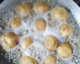 A picture of step 2 of Yam balls.