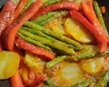 Foto del paso 4 de la receta: Cola de rape con verduras