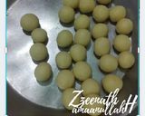 A picture of step 3 of Bread Gulab Jamuns.