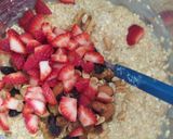 Foto del paso 2 de la receta: Budín navideño versión saludable 🍓🍌🥚