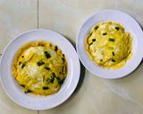 Hình bước làm 5 của món Omurice