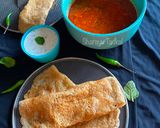 A picture of step 4 of Wheat Ragi Chila.
