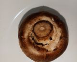 A picture of step 1 of Rice Porridge with Button Mushrooms.