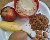 A picture of step 1 of Sattu delight (healthy breakfast).