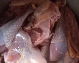 A picture of step 1 of Guinea fowl pp soup 2.