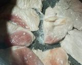 Foto del paso 1 de la receta: Milanesa de cerdo con cubios y maíz, arveja y zanahoria