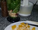 Foto del paso 1 de la receta: Licuado de manzanas, naranja y espinaca