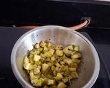 A picture of step 2 of Raw Mango Tadka Pickle.