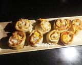 A picture of step 5 of Herbed pizza roll ups.