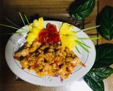 Hình bước làm 4 của món Tôm sốt bơ tỏi🦐🦐