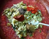 Foto del paso 12 de la receta Tajine de boquerones en salsa de berenjena asada y tomates