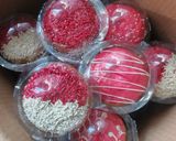 Foto langkah ke 15 dari resep 🇮🇩Donat labu mini merah putih 🇮🇩.