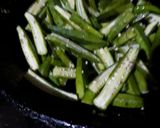 A picture of step 2 of Spicy bhindi.