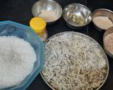 A picture of step 2 of Fried modak (tadniche modak).
