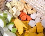 Hình bước làm 1 của món Canh Chay Thập Cẩm