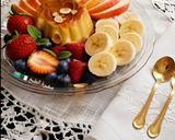 صورة لخطوة 1 من وصفة سناك صحن الفواكه🍇🍓🍎🍌 بالفلان كراميل 🍮
