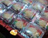 Foto langkah ke 8 dari resep Rainbow kukus keju.