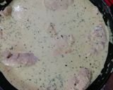 Tejszínes mustáros csirkemell recept fázis 4 fotója