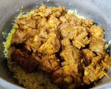 A picture of step 6 of Chicken dum biryani.