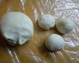 A picture of step 8 of Malai Khaja.
