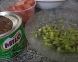 A picture of step 6 of Fruits with custard#breakfastquickfix#jikonichallenge.