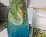 A picture of step 3 of Mint lemonade mojito.
