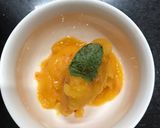 A picture of step 3 of Mango peach sorbet.