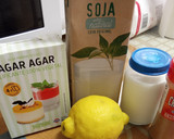 Foto del paso 1 de la receta: Yogurt de soja con canela y limón.(Sin aparatos)💜