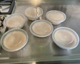 A picture of step 6 of Mini Coffee Vanilla Flans.