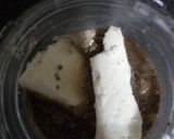 A picture of step 1 of Kesari custard ladoo.