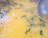 A picture of step 4 of Dahi Kadhi.