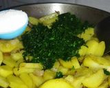 मेथी आलू की सब्जी (methi aloo ki sabzi recipe in Hindi) रेसिपी चरण 3 फोटो