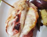 Foto del paso 2 de la receta: Suprema rellena de JAMÓN Y QUESO👌