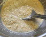 A picture of step 3 of Mini Masala Paniyaram with Rava and Sattu atta.