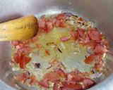 A picture of step 2 of Fussili pasta#4 weeks challenge.
