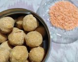 मसूर डाळीचे लाडू (masoor dal ladoo recipe in marathi) रेसिपी स्टेप 4 फोटो