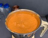 A picture of step 5 of Shahi paneer.