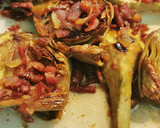 Foto del paso 5 de la receta: Alcachofas a la plancha con Jamón Ibérico