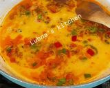 A picture of step 3 of Khagina (Pakistani breakfast):.