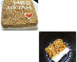 Foto langkah ke 4 dari resep 89. Mie goreng ulang tahun (birthday noodle cake).