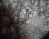 A picture of step 1 of Oyster Omelette.
