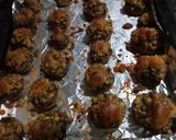 A picture of step 3 of Grilled Mushroom Bites.