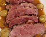 Une image de l'étape 5 de Magret de canard aux raisins.