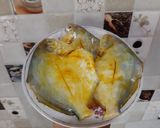 A picture of step 8 of Grilled Pomfret with Mustard Coconut Sauce.