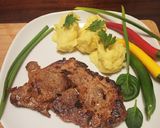 Tarja gesztenyemézes mustáros, sütés alatt sörrel locsolva recept fázis 2 fotója