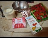 A picture of step 1 of Strawberry Souffle.
