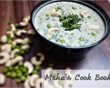 A picture of step 8 of Methi Matar Malai.