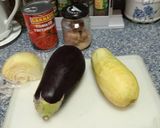 Foto del paso 1 de la receta: Pisto estival de Berenjenas🍆 y carne de pavo🍗
