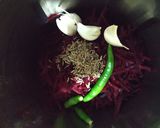 A picture of step 1 of Beetroot Dosa.