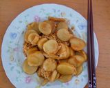 Foto langkah ke 3 dari resep Rice Cake scramble egg.